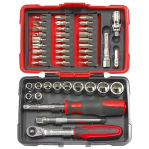 Coffret de douilles 1/4' ultimate - 44 pièces - KS TOOLS - 922.0644