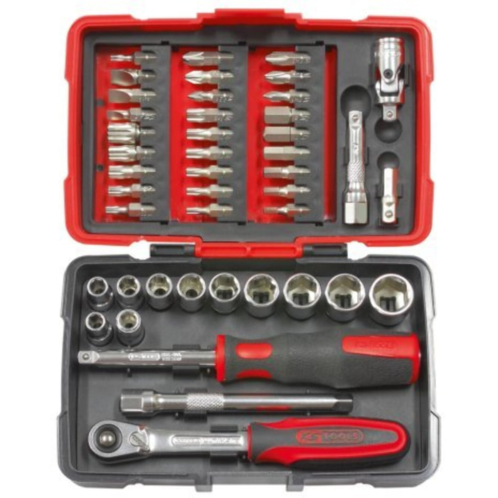 Coffret de douilles 1/4' ultimate - 44 pièces - KS TOOLS - 922.0644