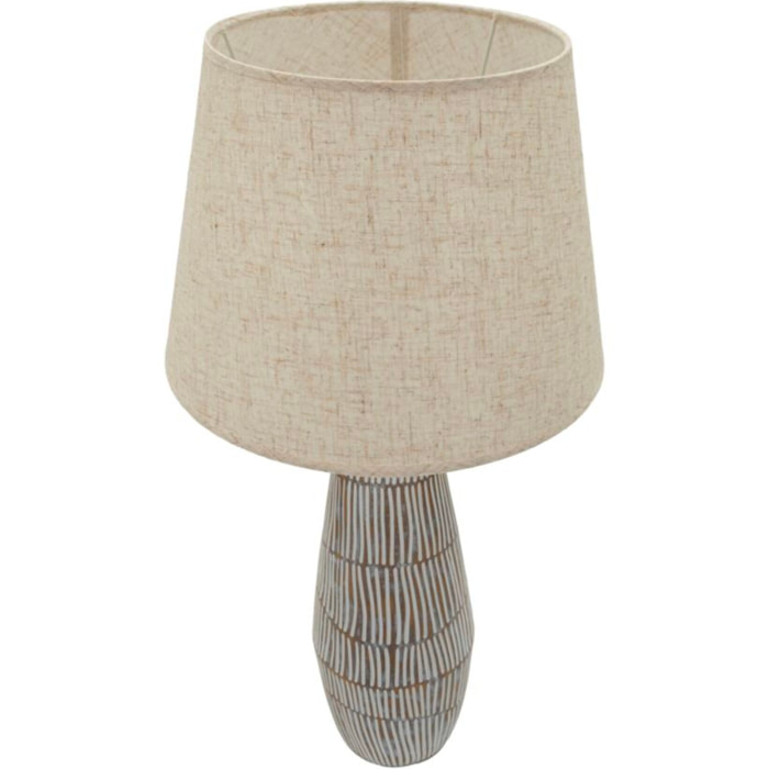 LAMPADA DA TAVOLO RESINA HANOI CM Ø 35X69,5