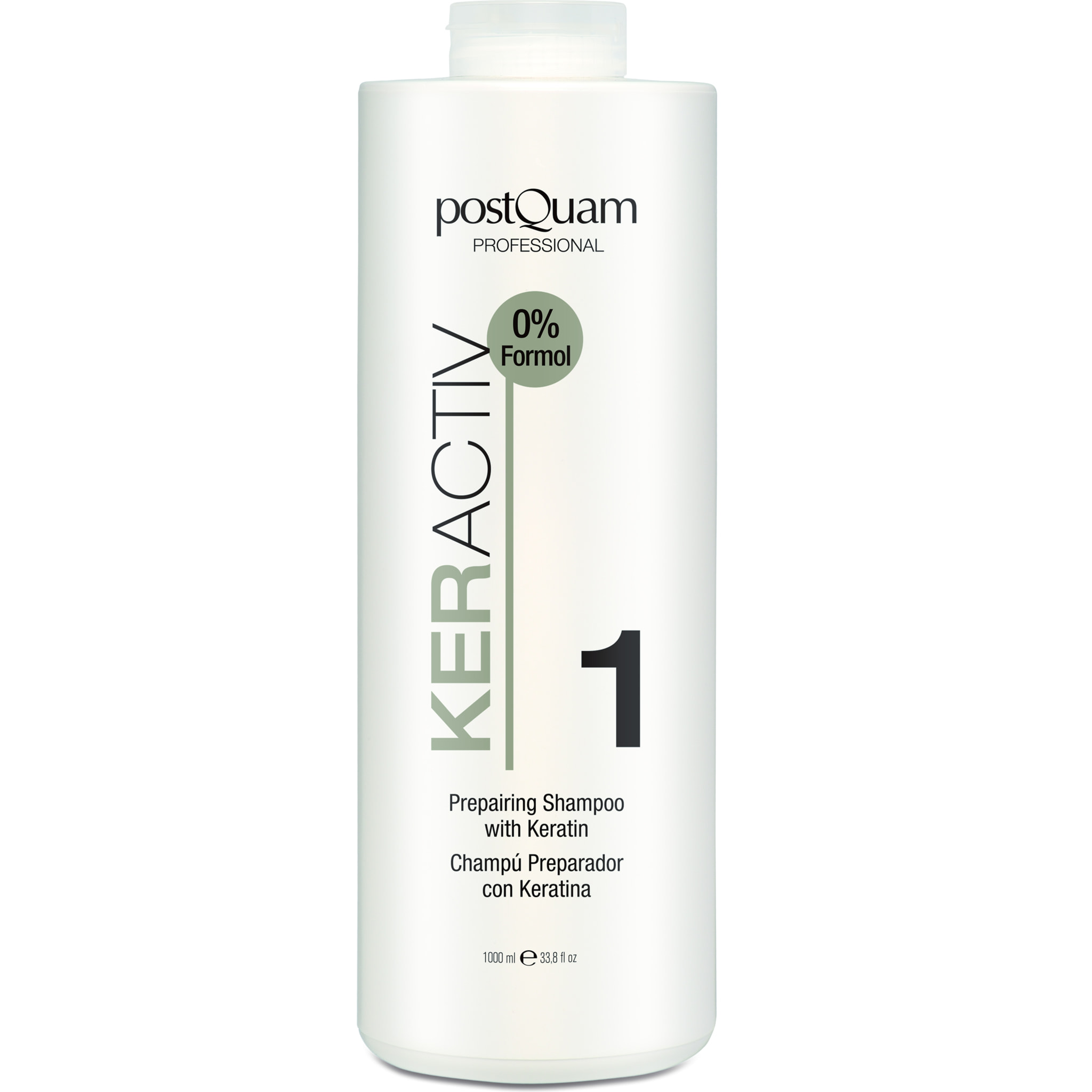 Shampooing reparateur avec keratine 1000 ml.