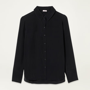 Oltre - Camisa de viscosa - Negro