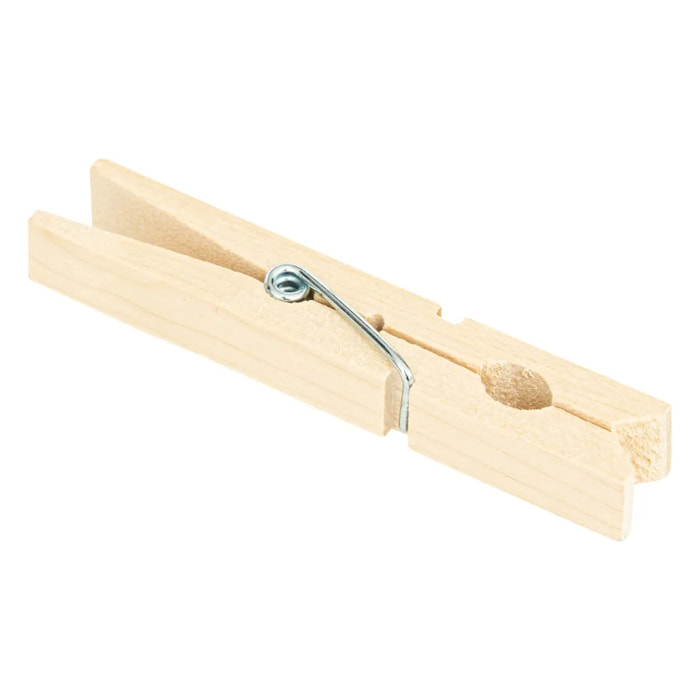 Lot de 96 pinces à linge en bois