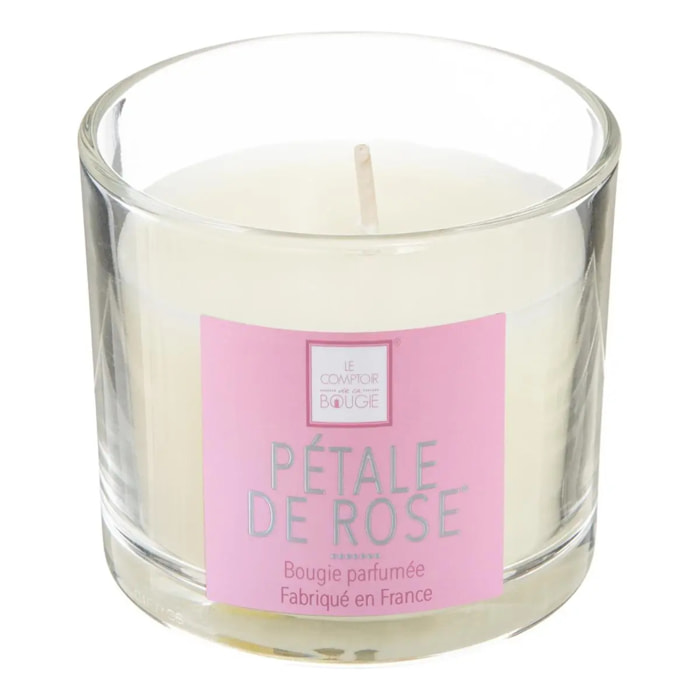 Bougie parfumée "Elea" - rose - 100g