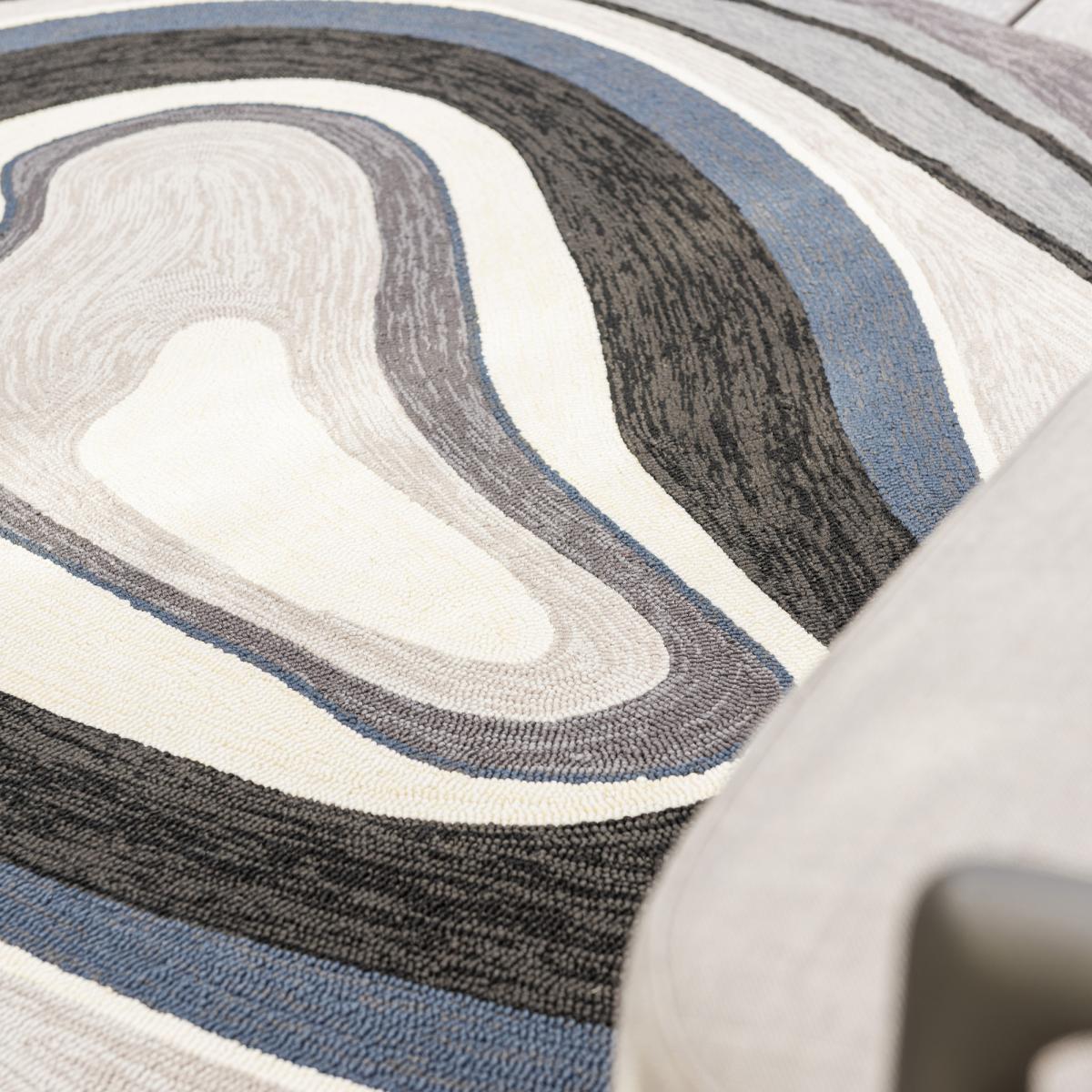 Tapis extérieur tissé kilim rectangle KAFI