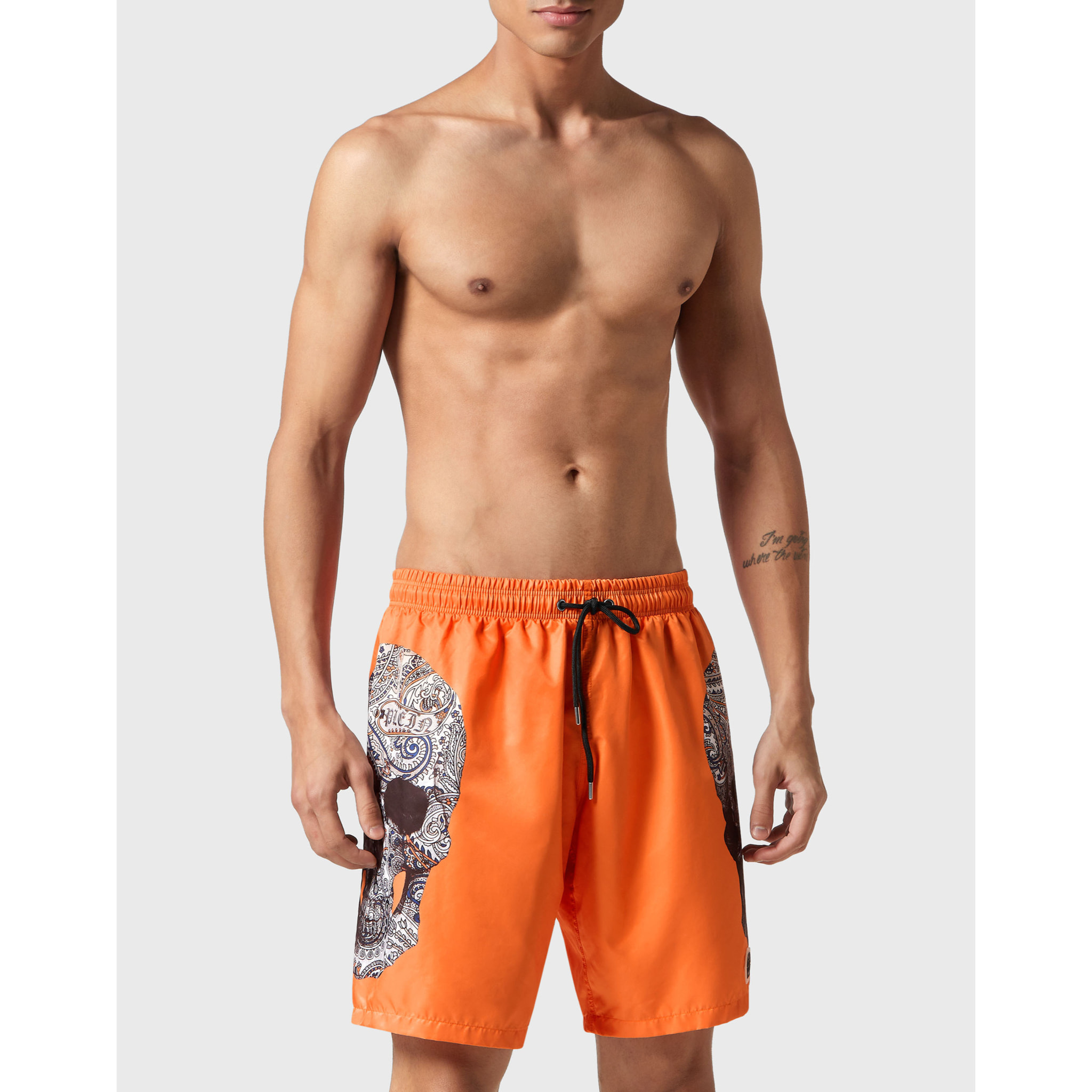 PHILIPP PLEIN Swim Trunks PAISLEY