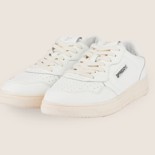 Sneakers in pelle stile basket
