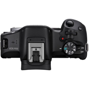 Appareil photo Hybride CANON EOS R50 Noir - Boitier nu