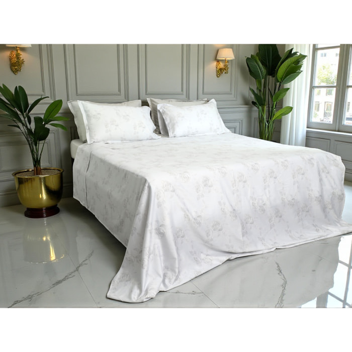 COTONE EGIZIANO Completo Letto Clara in Raso