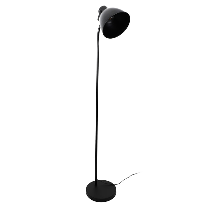 LAMPADAIRE METAL INDUS NOIR H170CM