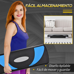 Tabla de Step Antideslizante Plá¡stico 80x31x10-20cm Azul