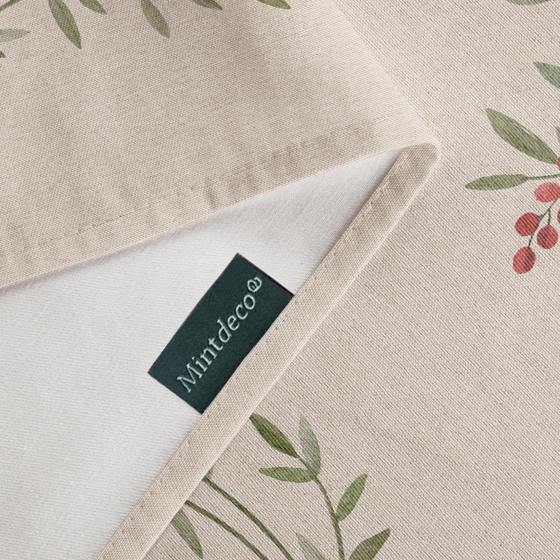Nappe anti-taches SENDA VERT - en 100 % coton