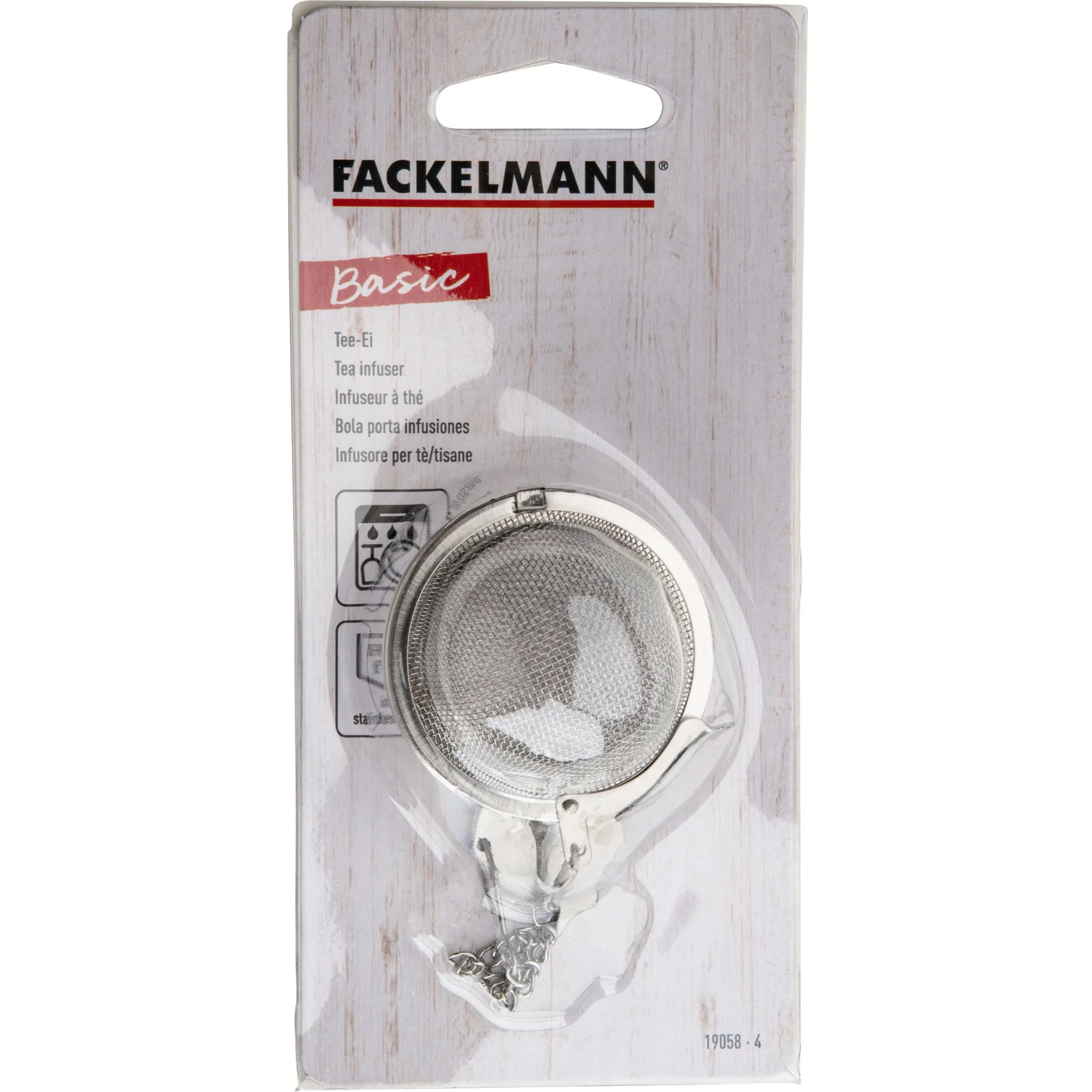 Boule a thé avec chaine en inox Fackelmann Essential