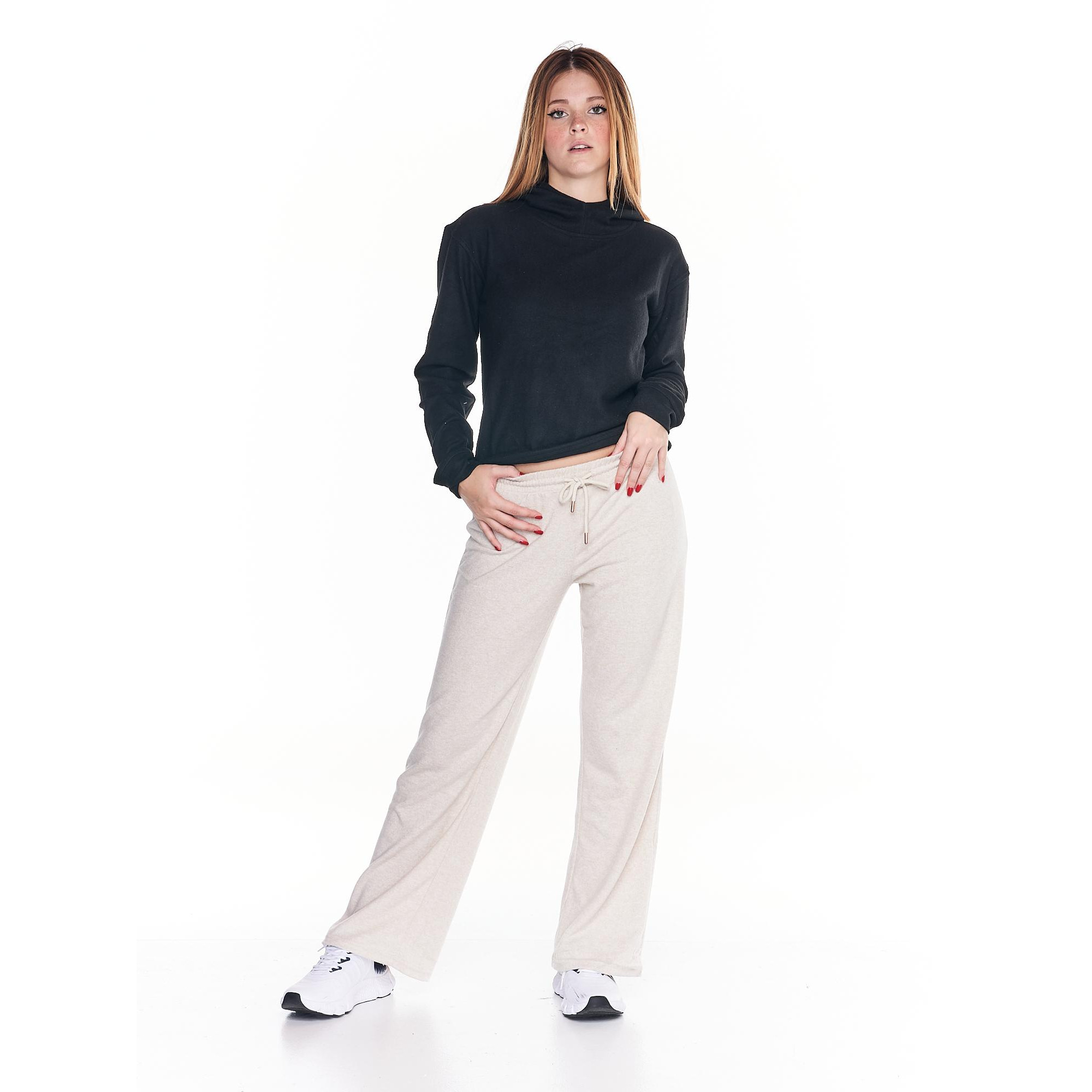 Pantaloni in felpa da donna taglio ampio Comfort Zone