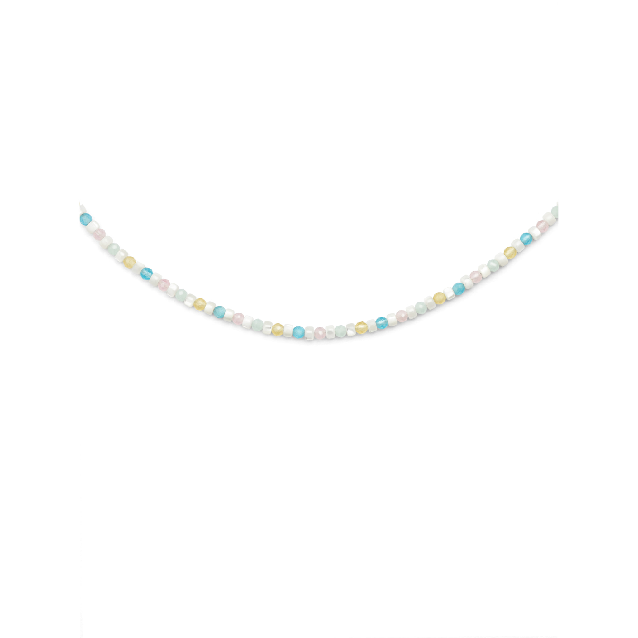 Collar Nacary Acero Baño Oro