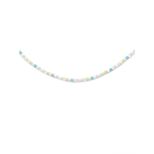 Collar Nacary Acero Baño Oro