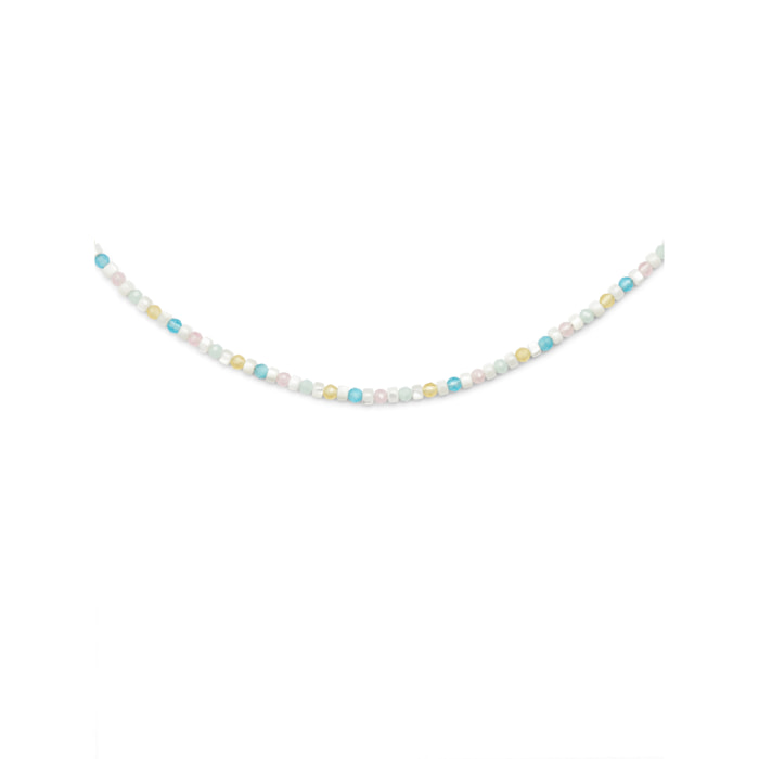 Collar Nacary Acero Baño Oro