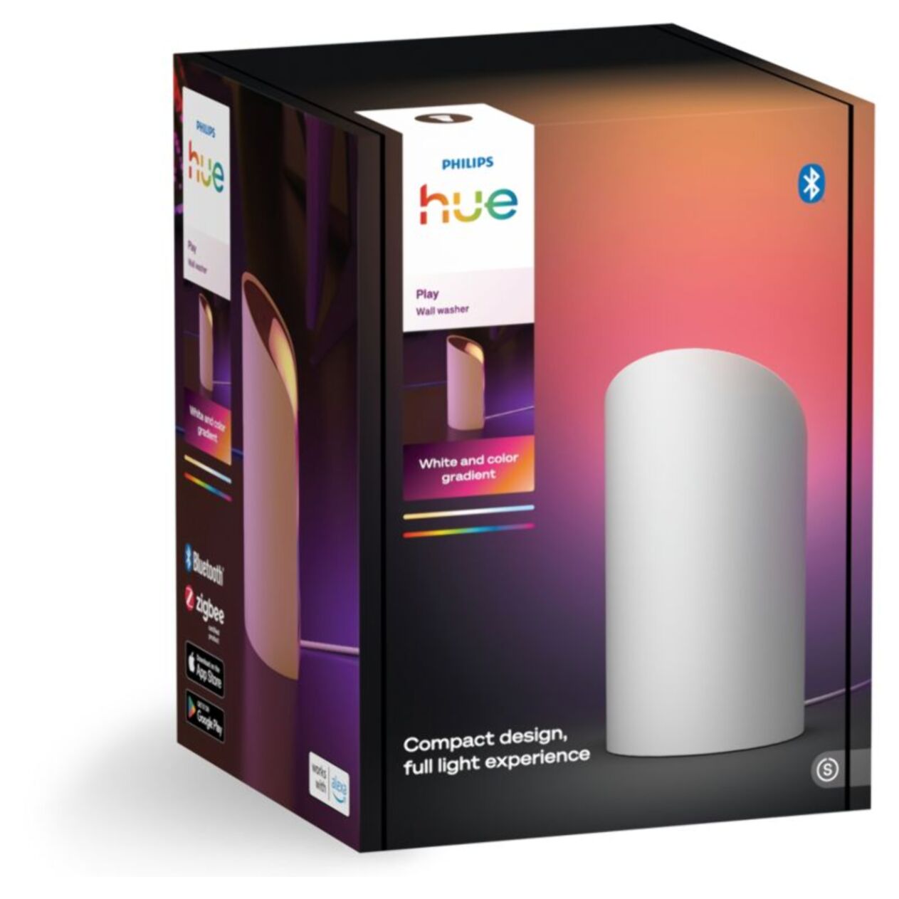 Lampe connectée PHILIPS Hue Play Wall washer Blanc