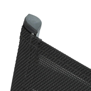 Chaise de jardin empilable Axant Anthracite & Graphite