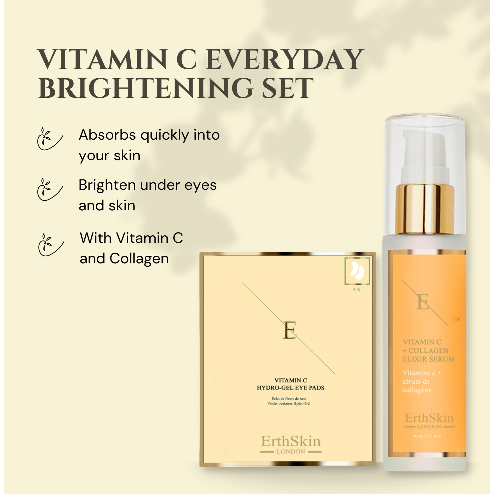 Dúo potenciador de ojos con vitamina C