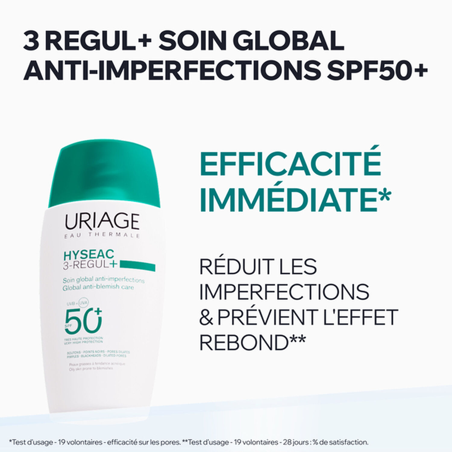 Hyseac 3-Regul+ SPF50+ - Soin Global Anti-Imperfections