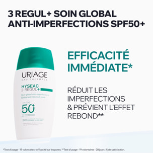 Hyseac 3-Regul+ SPF50+ - Soin Global Anti-Imperfections
