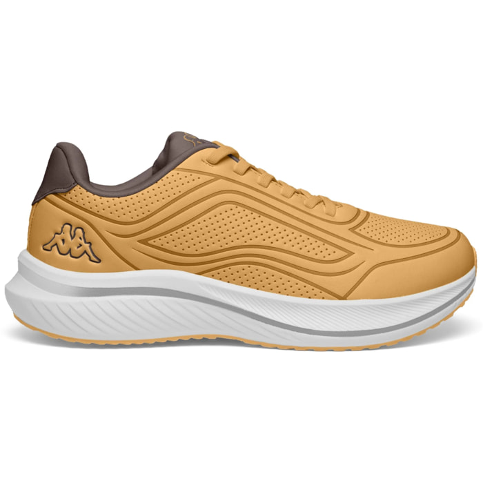Kappa - Sneakers Uomo Donna Marrone - Logo Malking Pu