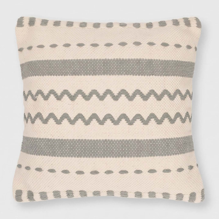 Cojín cuadrante algodón Leito 45x45 - funda + relleno