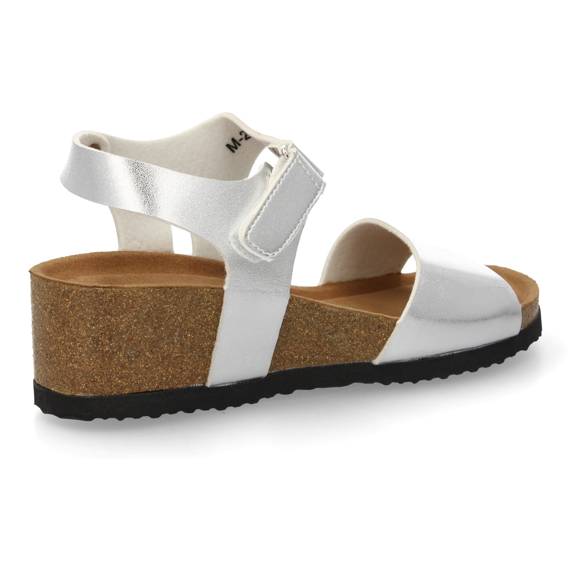 Sandalia cómoda cuña mujer cierre autoaderente