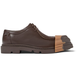 Zapatos de cordones - CAMPER Junction - Marron - Cuero liso