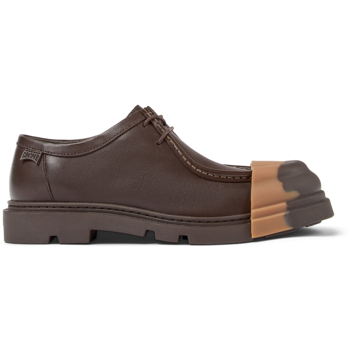 Zapatos de cordones - CAMPER Junction - Marron - Cuero liso