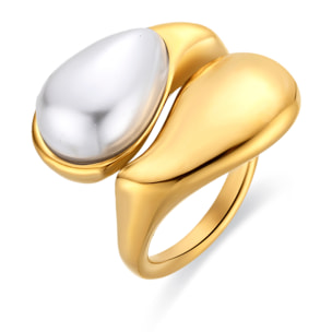 Anillo Dehan acabado oro amarillo 18k
