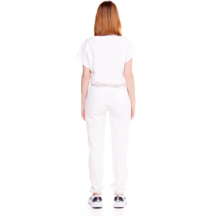 Pantalones deportivos para mujer en color oro y plata
