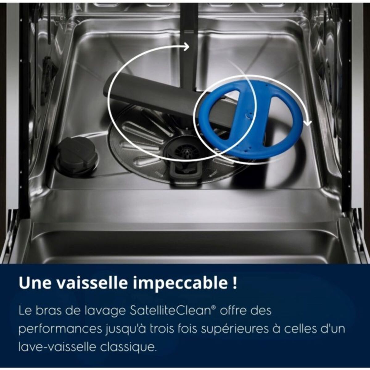 Lave vaisselle 60 cm ELECTROLUX ESS68600SX SatelliteClean