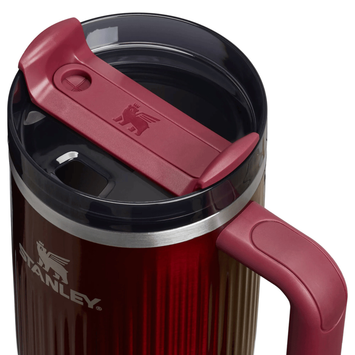 Borraccia Termica Con Cannuccia - 1,18L - QUENCHER® H2.0 FLUTED TUMBLER - Garnet Shine