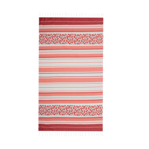 Telo Mare Fouta Modello Multi Safari Con Frange