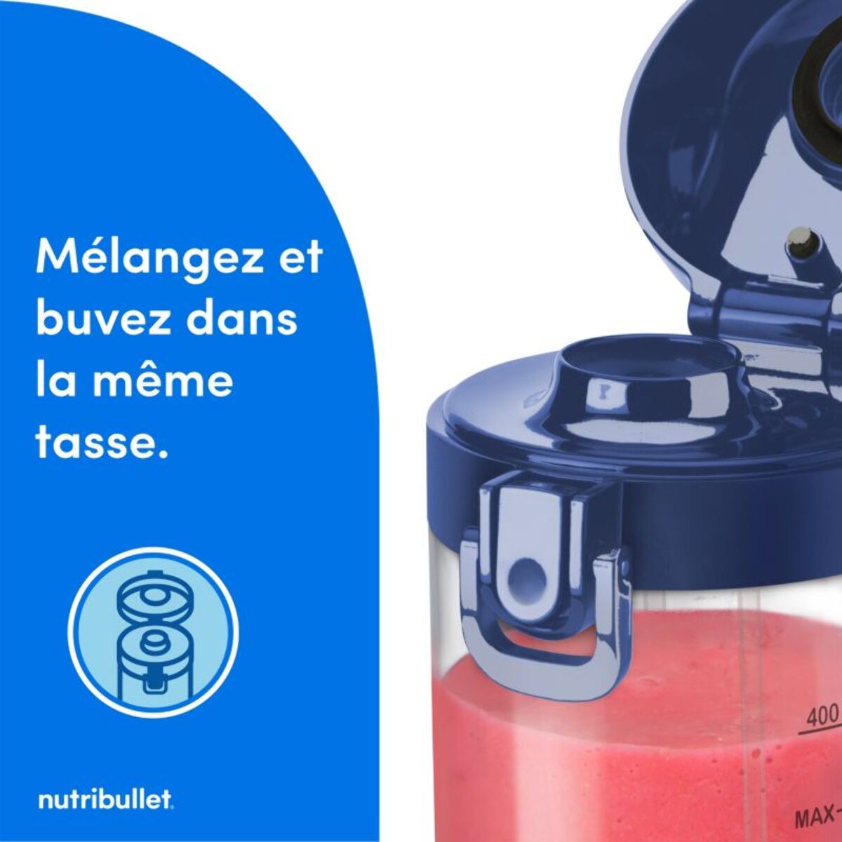 Blender NUTRIBULLET portable NBP003NBL  bleu