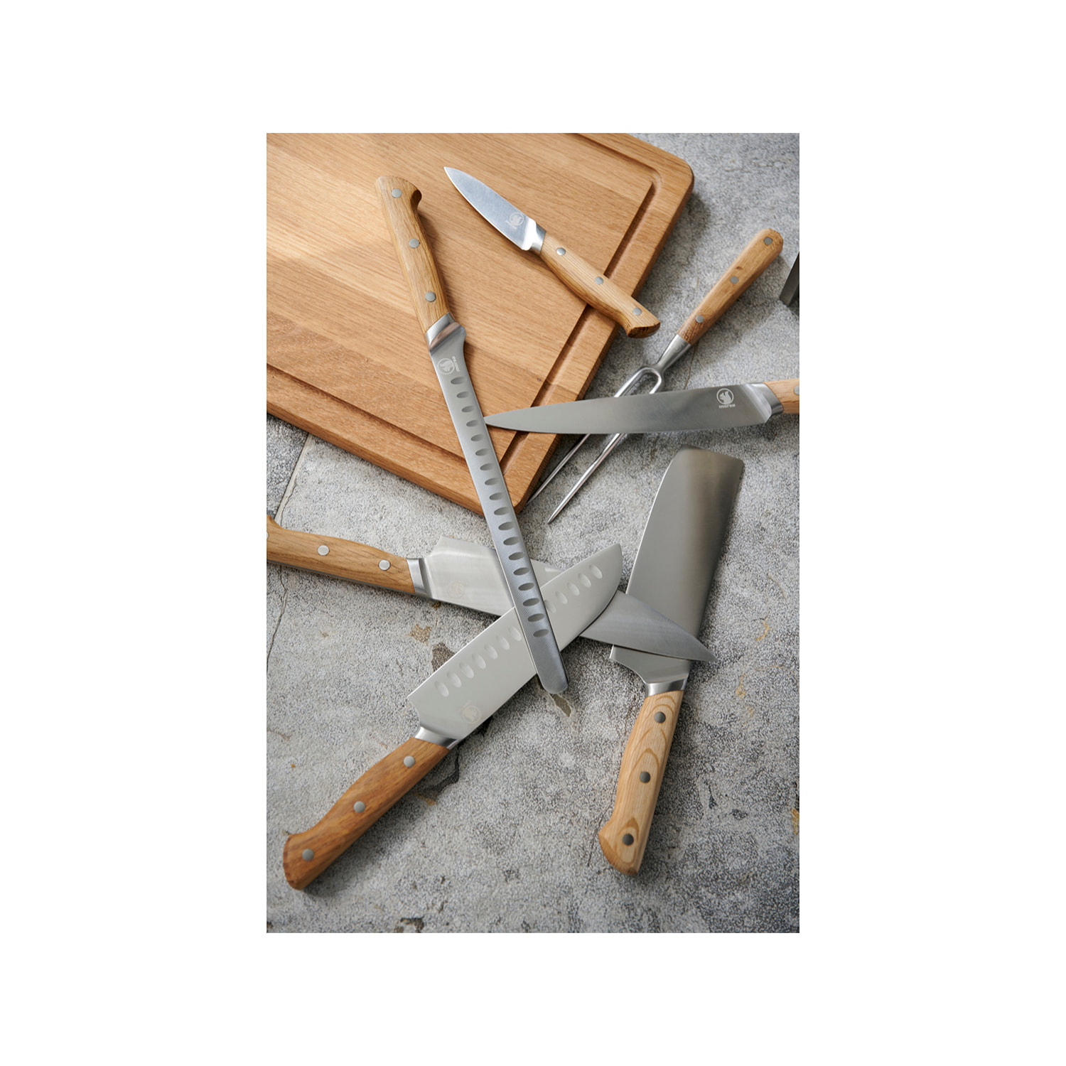 Couteau Nakiri Foresta en Chêne/Acier inoxydable