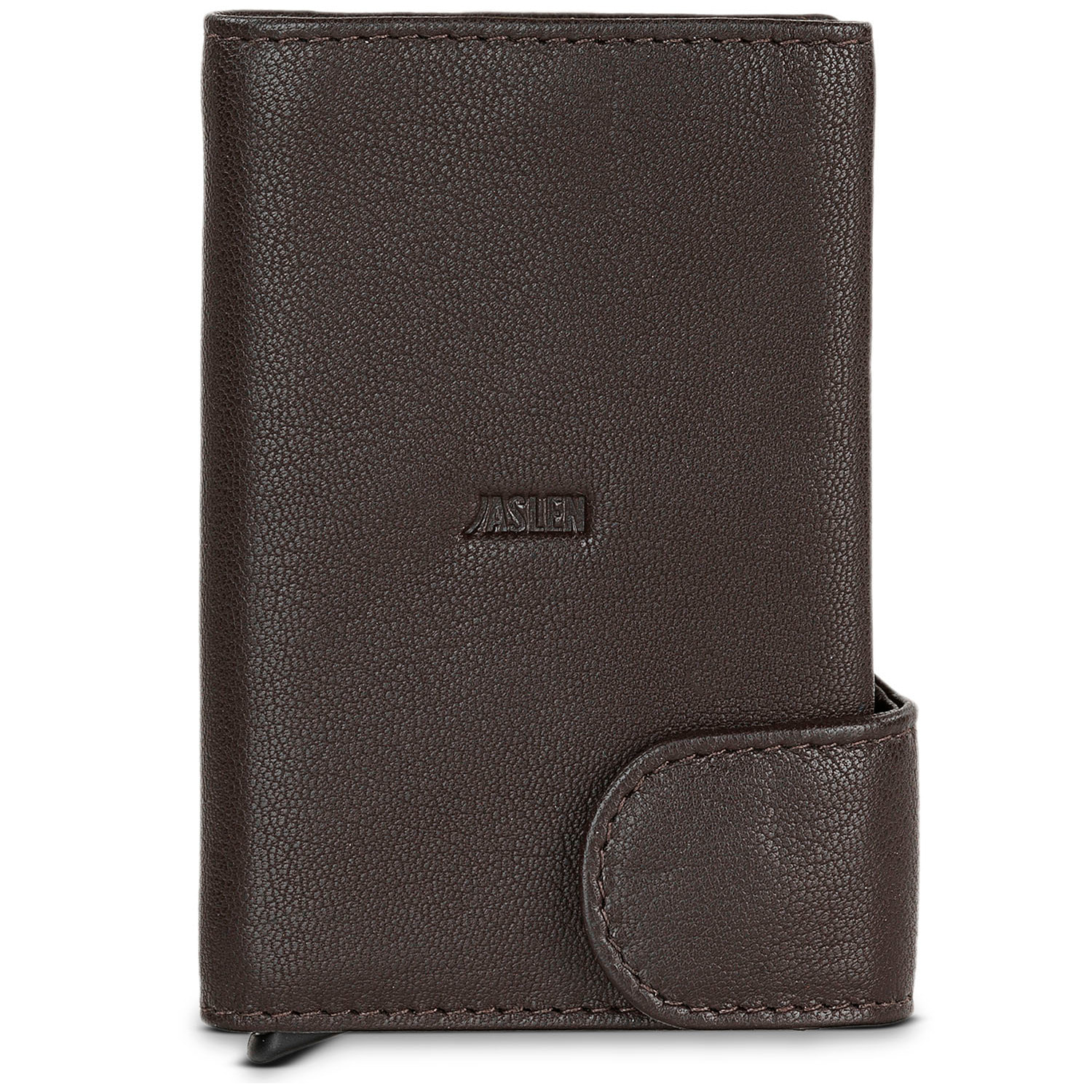 Cartera Tarjetero Hombre Billetera Piel Fina, Cómoda Y Ligera Para Tarjetas De Crédito. Carcasa Metálica Con Capacidad Para 7 Tarjetas Fundas Capa Protección Rfid