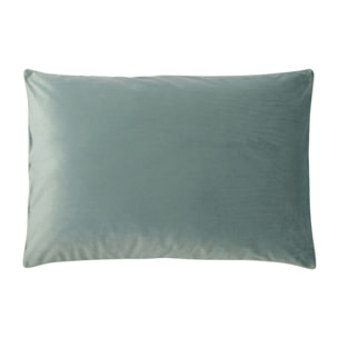 Housse de coussin unie en velour, GATSBY, Vert forêt