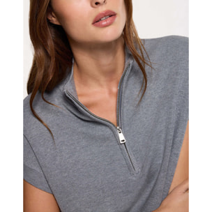 Jersey Manga Corta Gris - Ruyan