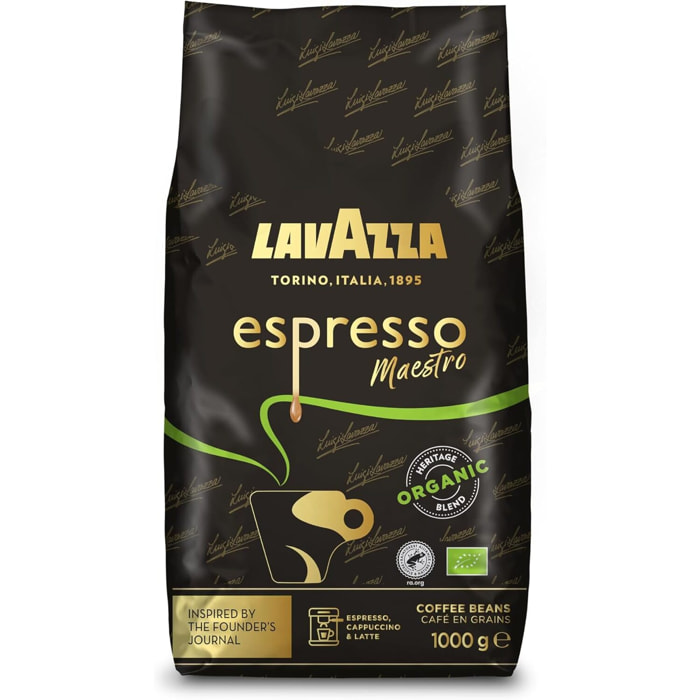 Grains Maestro Bio 1kg certifié Bio 100% arabica