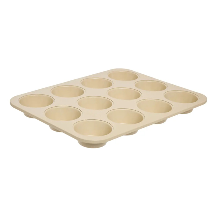 Moule à muffins Harmony 12 muffins 35x27cm noir