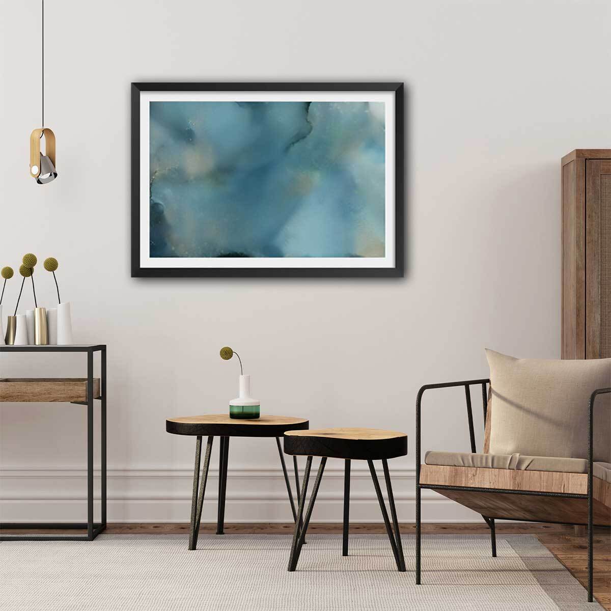 Poster rivière dorée Affiche seule