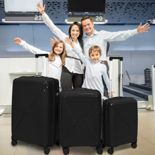 Valise Oslo Noir Extensible X3