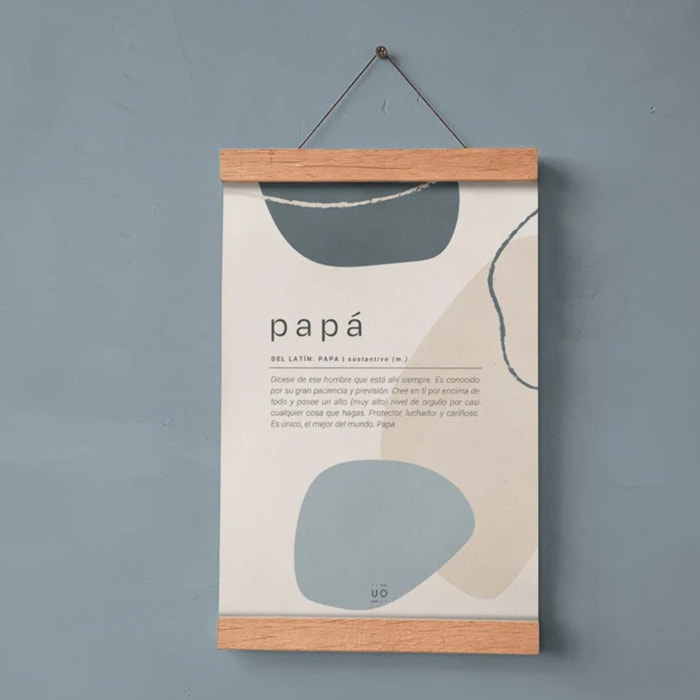 Lámina "Papá. Definición"