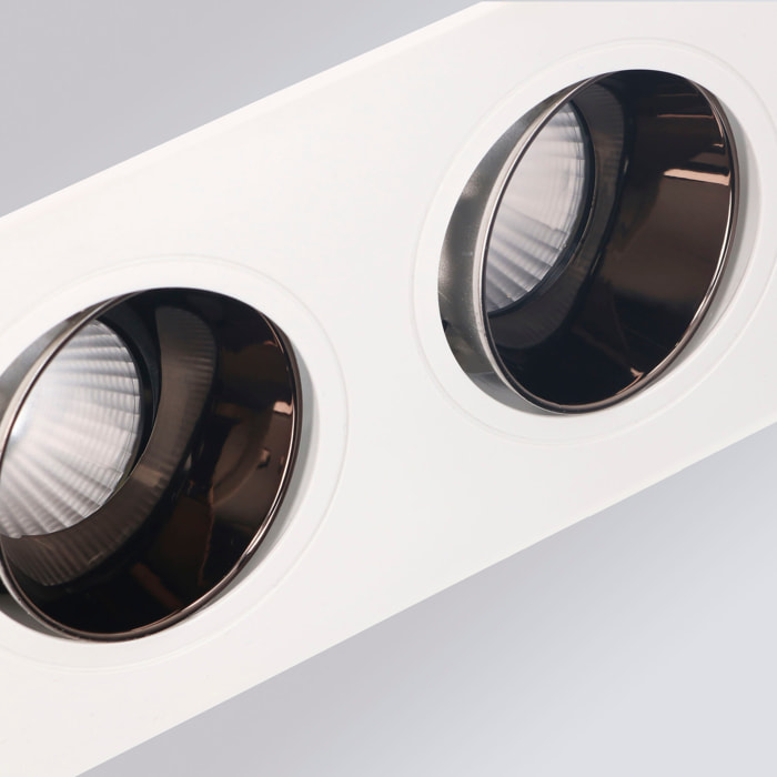 FORLIGHT Forlight - Plafón LED Exterior 43.7W, Luz Blanca Neutra 4000K, IP65, 1460mm, Resistente al Agua y Golpes, Ideal para Porches y Garajes, Diseño Elegante y Duradero