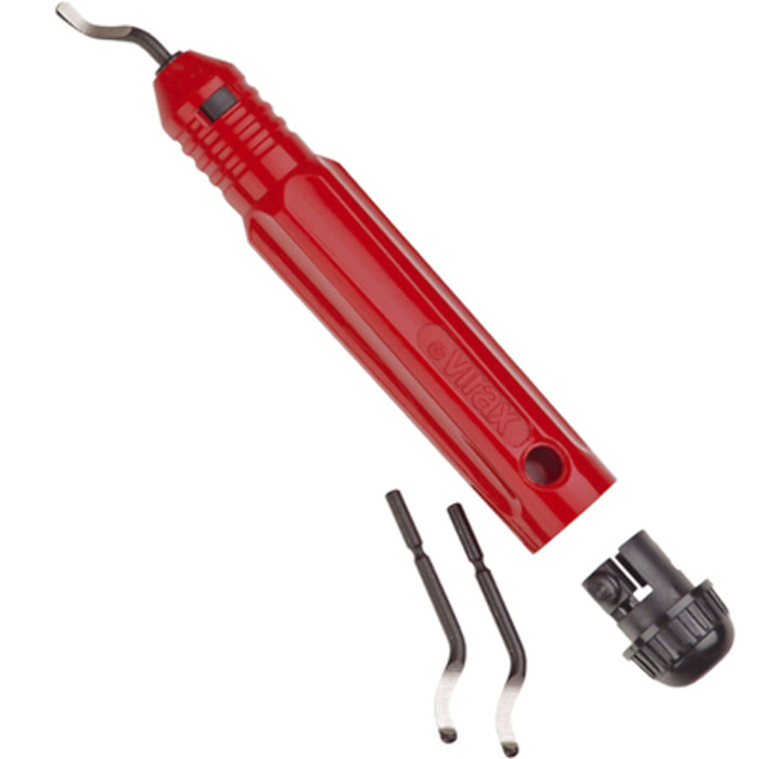 Ebavureur crayon à lame interchangeable + 3 lames CU, PVC, PEHD VIRAX - 221261