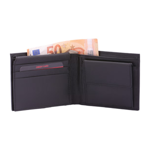 Portafoglio  da uomo In Vera pelle Made in Italy 9,5x12x2,5 cm