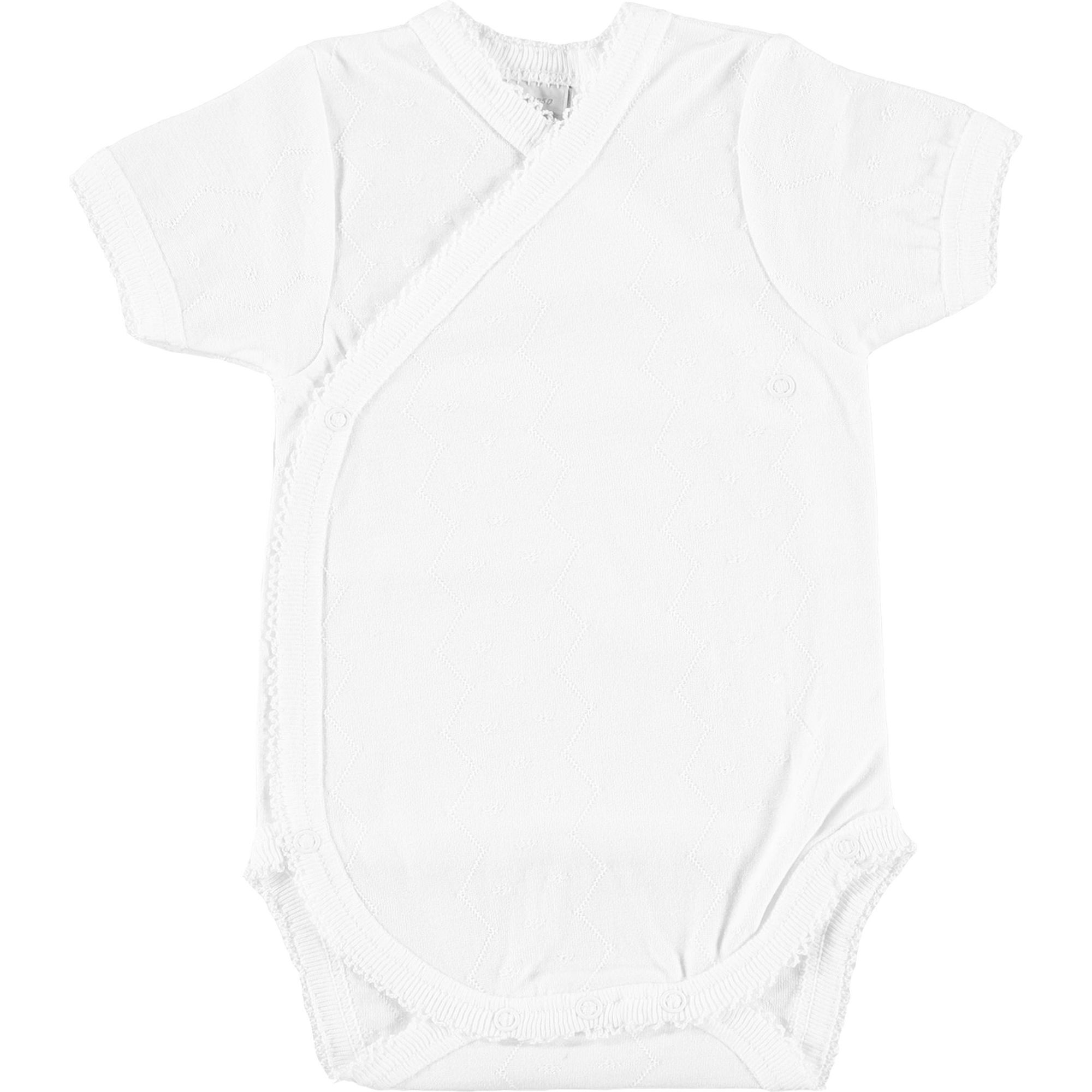 Body cruzado bebé manga corta algodón