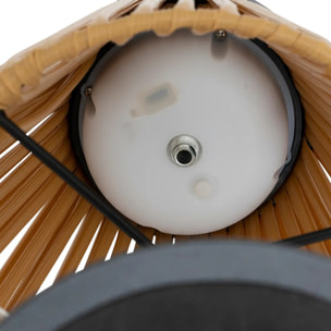 Lampe d'extérieur solaire et USB "Kessy" beige H30cm